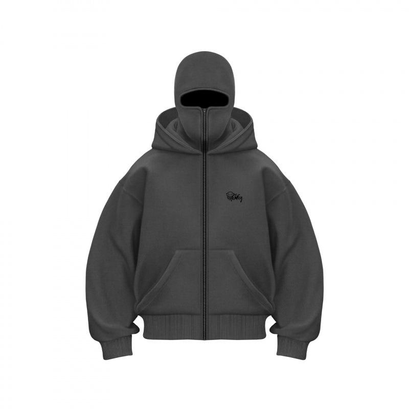 Trendy Y2K Unisex Plush Double Hood Sweatshirt – Unique Autumn/Winter Design