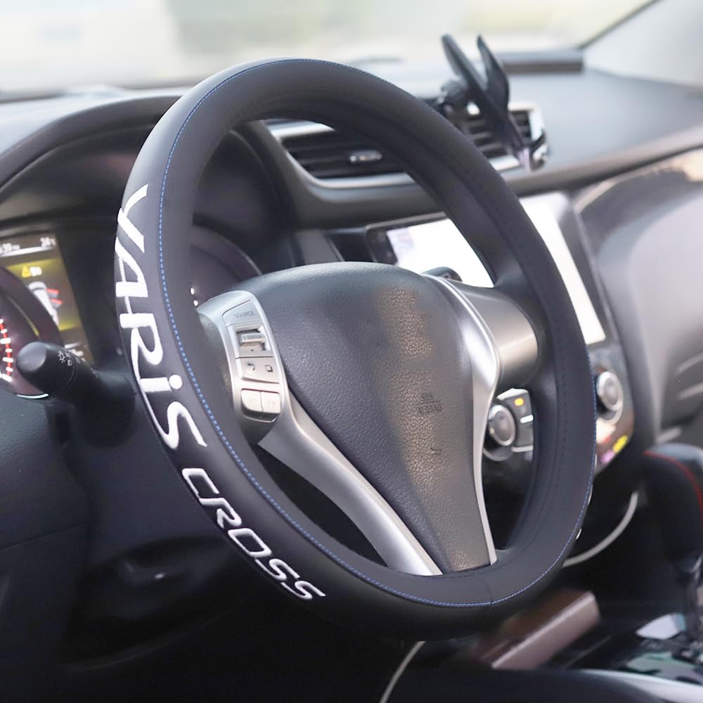 

Чохол на кермо XIKER для Toyota Yaris Cross Стильний дизайн з преміальної натуральної шкіри Персоналізуйте свій Yaris Захисний Круглий (10 Серія),
