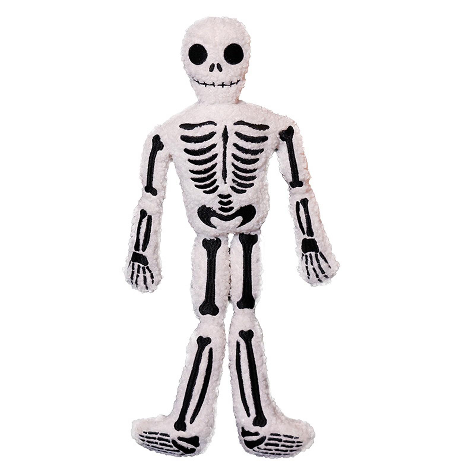 

Новые забавные плюшевые игрушки, милый скелет, мультяшные ужасы, куклы для детей, подарки для детей One Size