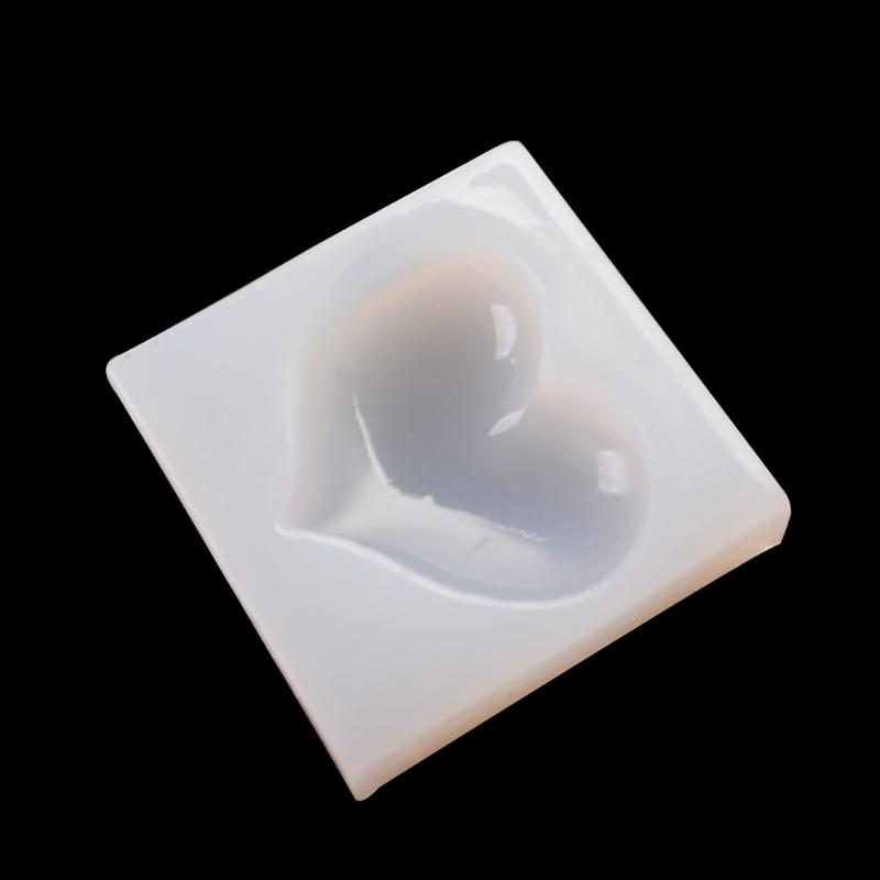 Stampo per Gioielli in Resina Stampo in Silicone a Forma di Cuore d'Amore 3D Stampi per Torta Cioccolato Stampo in Silicone per Colata UV Epossidica per la Realizzazione di Gioielli