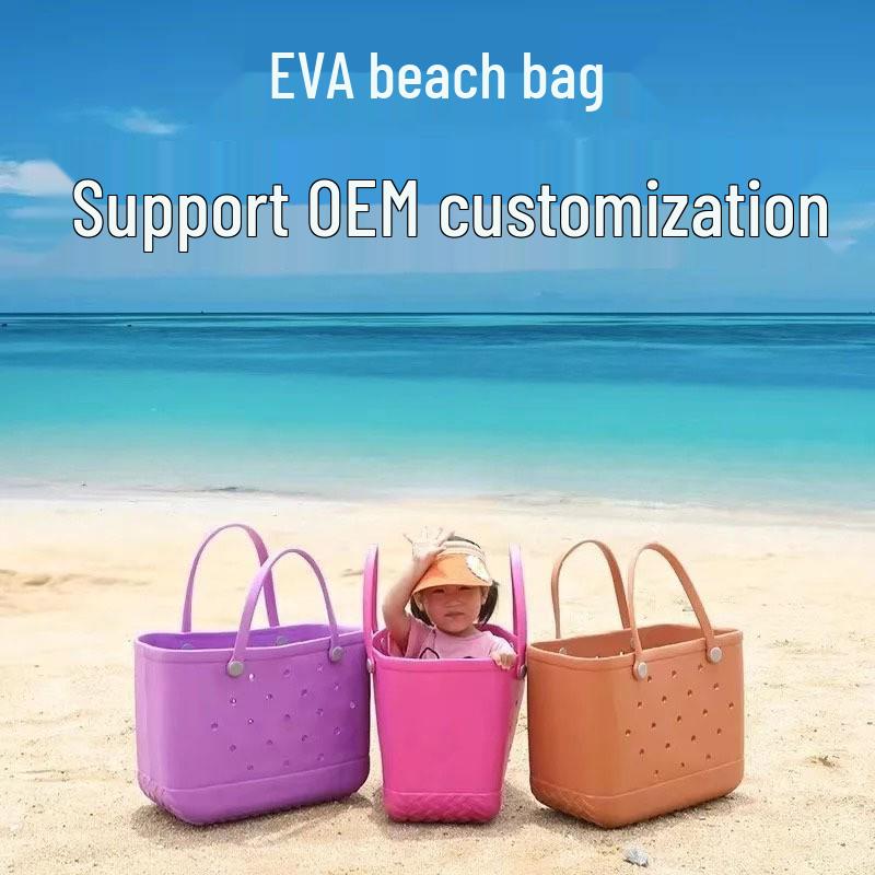 Macaron EVA Portable Washable Pet Basket - Lightweight and Large Capacity Storage Bag for Outdoor Use