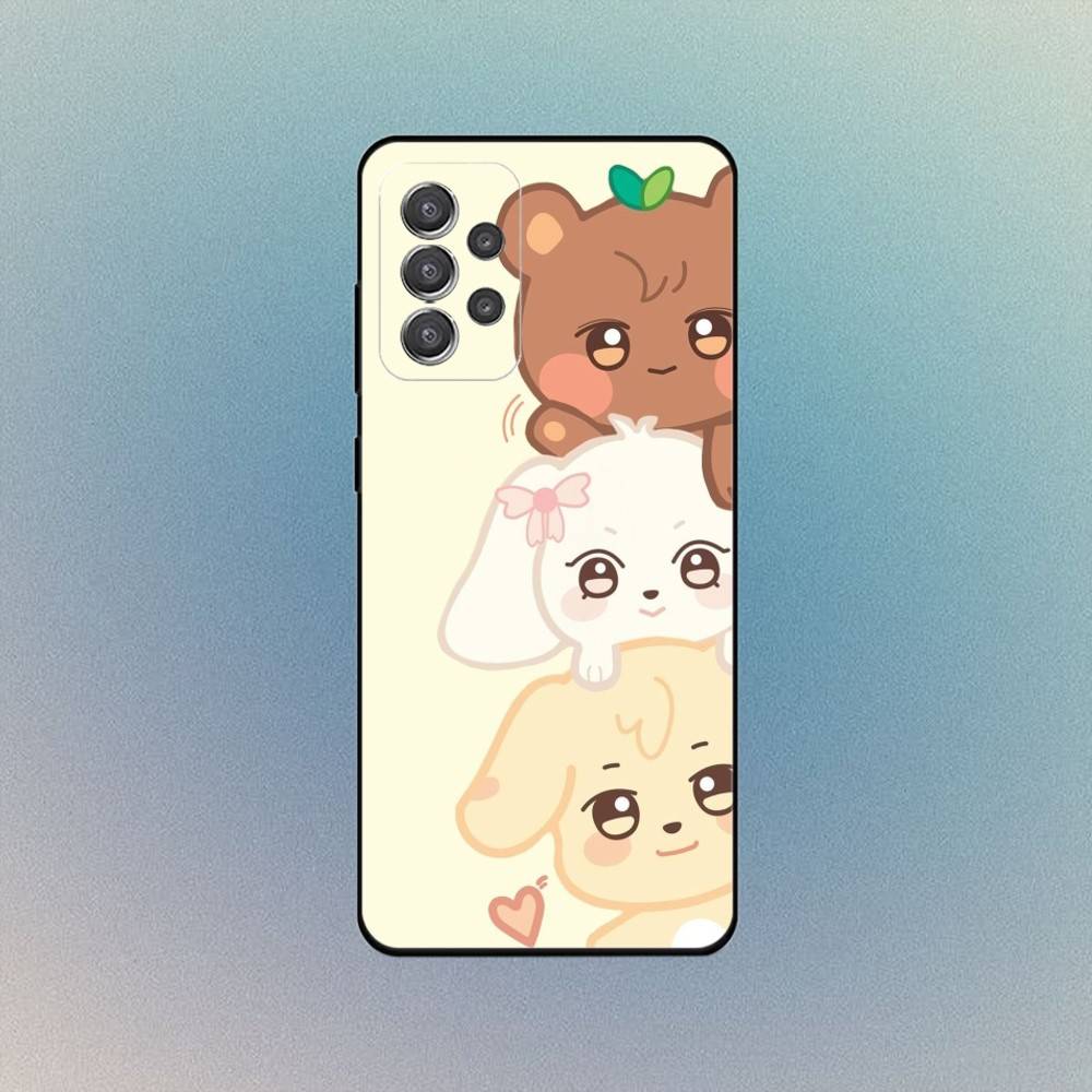 Cute A-ANITEEZ Phone Case For Samsung Galaxy S25,S24,S21,S22,S23,S30,With Bracket Cover