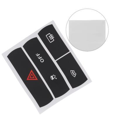 1 Pcs Car Stickers To Repair The Hazard Button Defroster And For ESP For Ford For S-Max Button Repair Decals Sticker