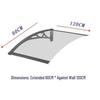 Aluminum Alloy Waterproof Awning Sunshade for Terrace and Balcony