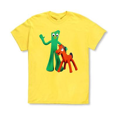 Rare Collection Gumby And Pokey Funny Gift For Fan S To 5XL Yellow T-shirt OM629 Unisex T-Shirt