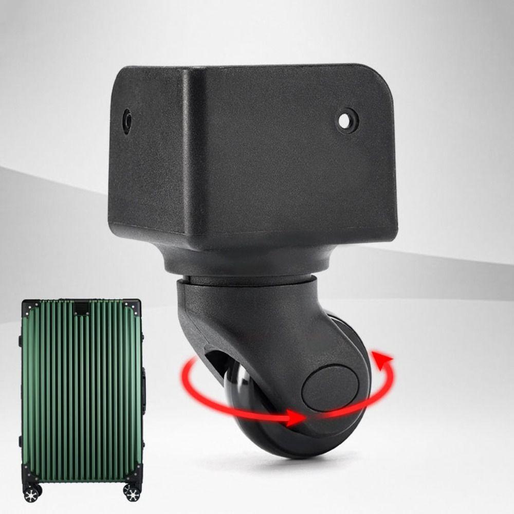 

Черный чемодан-тележка с универсальным колесом, угловой чемодан, шкив, аксессуары для багажа