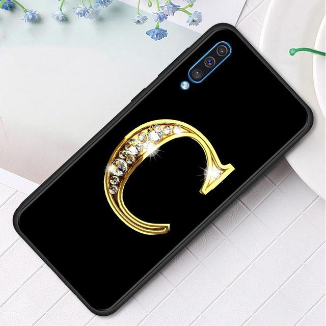 Силиконовый чехол для телефона Samsung Galaxy A50 A70 A10 A20e A30 A40 A20s A10s A10e A80 A90 A60 A30s, чехол с буквенным алфавитом