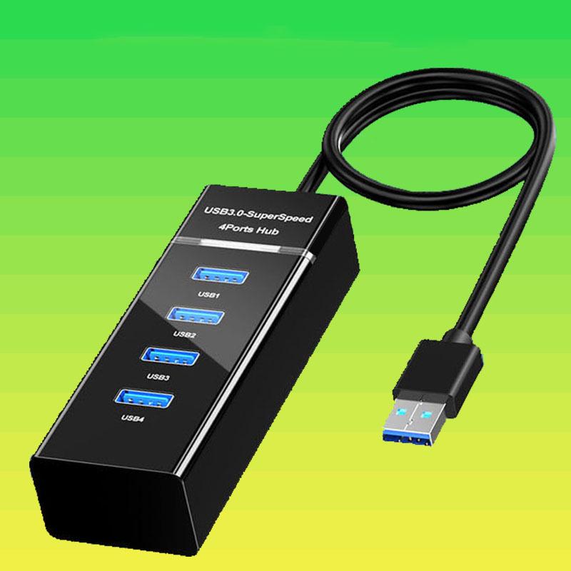 Driver-Free 7-Port USB 3.0 Hub with Individual Switches