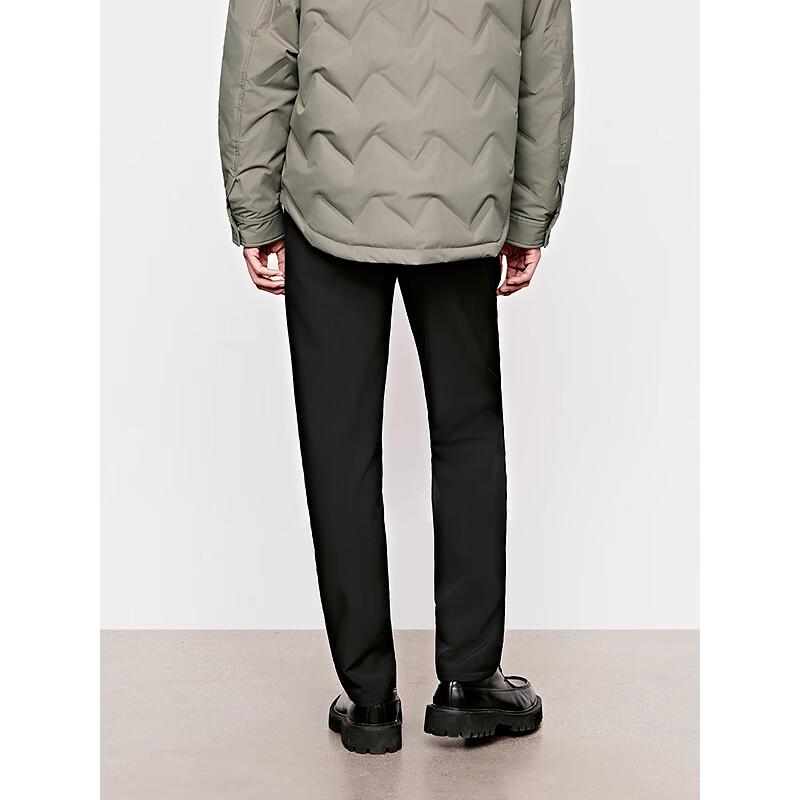 GXG Men's Far-Infrared Heating Four-Way Stretch Slim-Fit Commuter Trousers