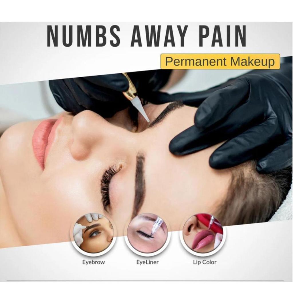 10g Tattoo Anesthetic Fast Skin Numbing gold40%T Cream Semi Permanent