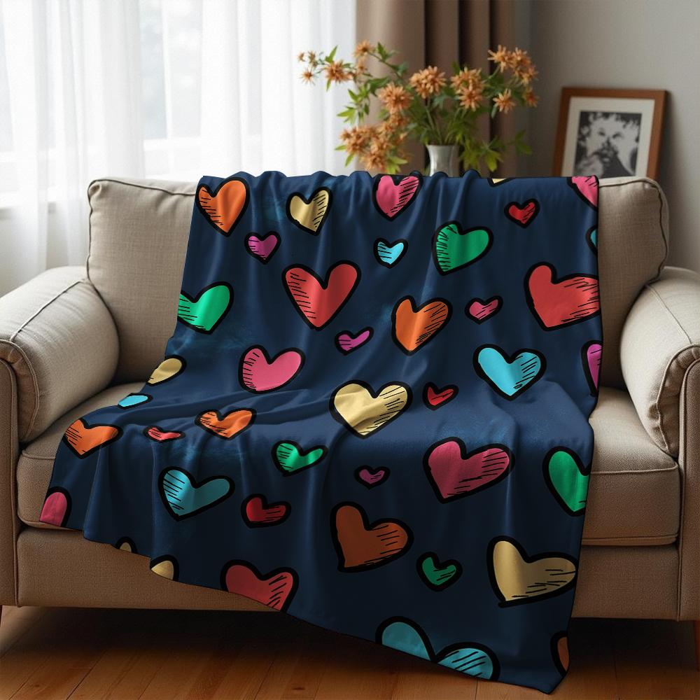 Doodle Gänseblümchen Wirbel Schwarz Anime Cartoon Flanelldecke Weiche Warme Decke für Schlafzimmer Sofa Auto Kinder Feiertagsgeschenk