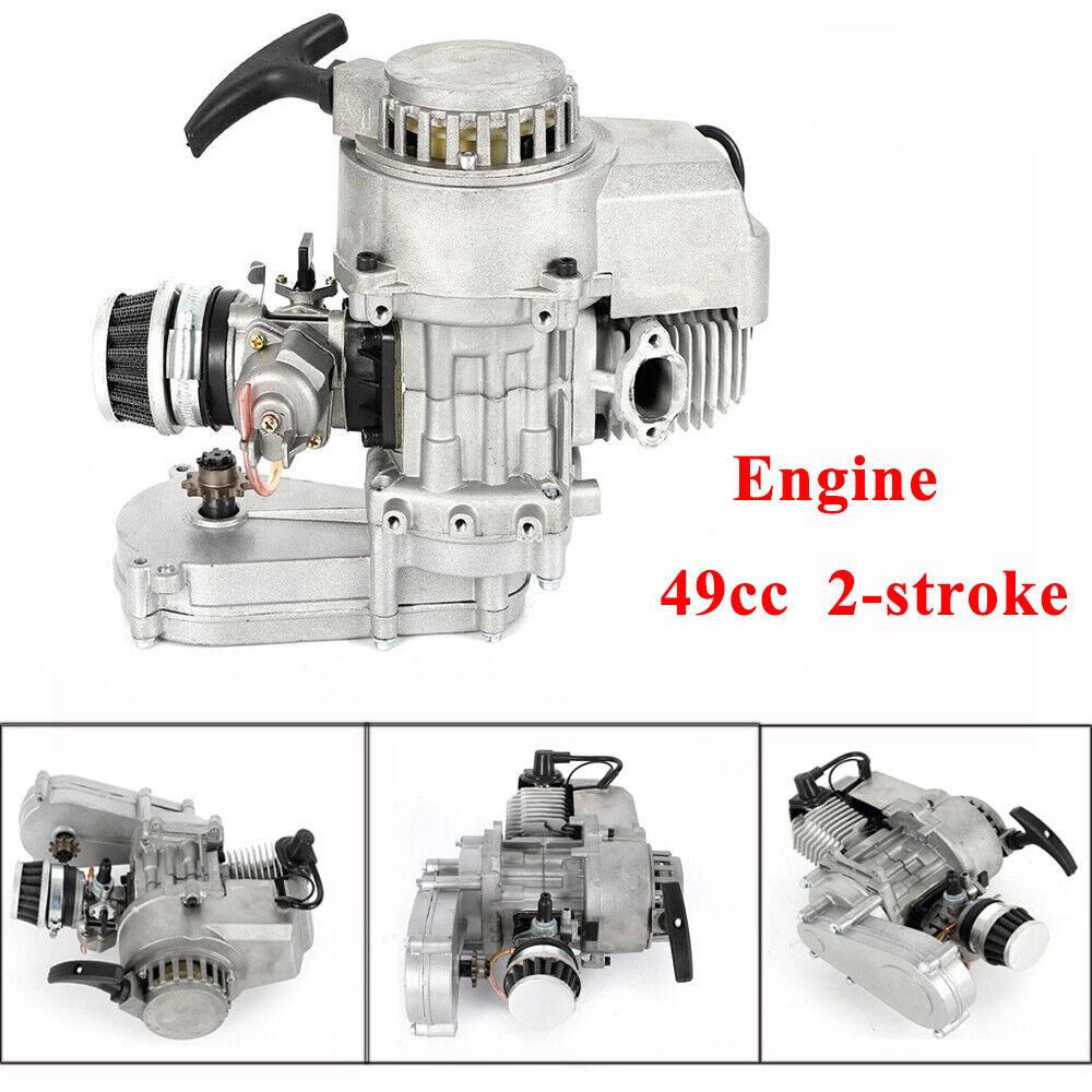 NEW 2 Stroke  Engine Motor with Carburetor Air Filter Gear Box  Most Air-cooled Mini Off-road Vehicles