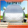 BMW X3 Baumwollsteppdecke Autoabdeckung: Schutz vor Sonne, Regen, Schnee und Hagel mit Wärmeisolierung