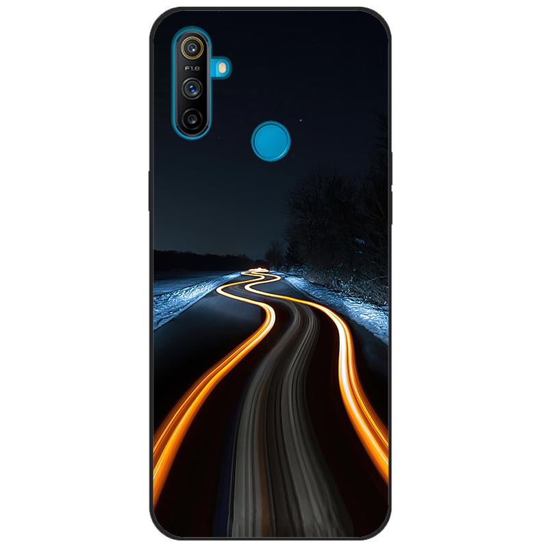 For Realme C3 Case Cover Soft Silicone TPU Patterned Back Cover For OPPO Realme C3 RMX2020 C 3 RealmeC3 Cartoon Phone Case Funda