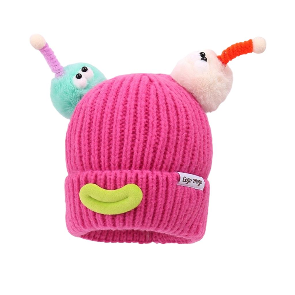 Neue kalte Mütze für Studenten Niedliche lustige hässliche Fischmütze für Kinder Warme und dicke Ohrenschützer Wollmütze für Herbst und Winter
