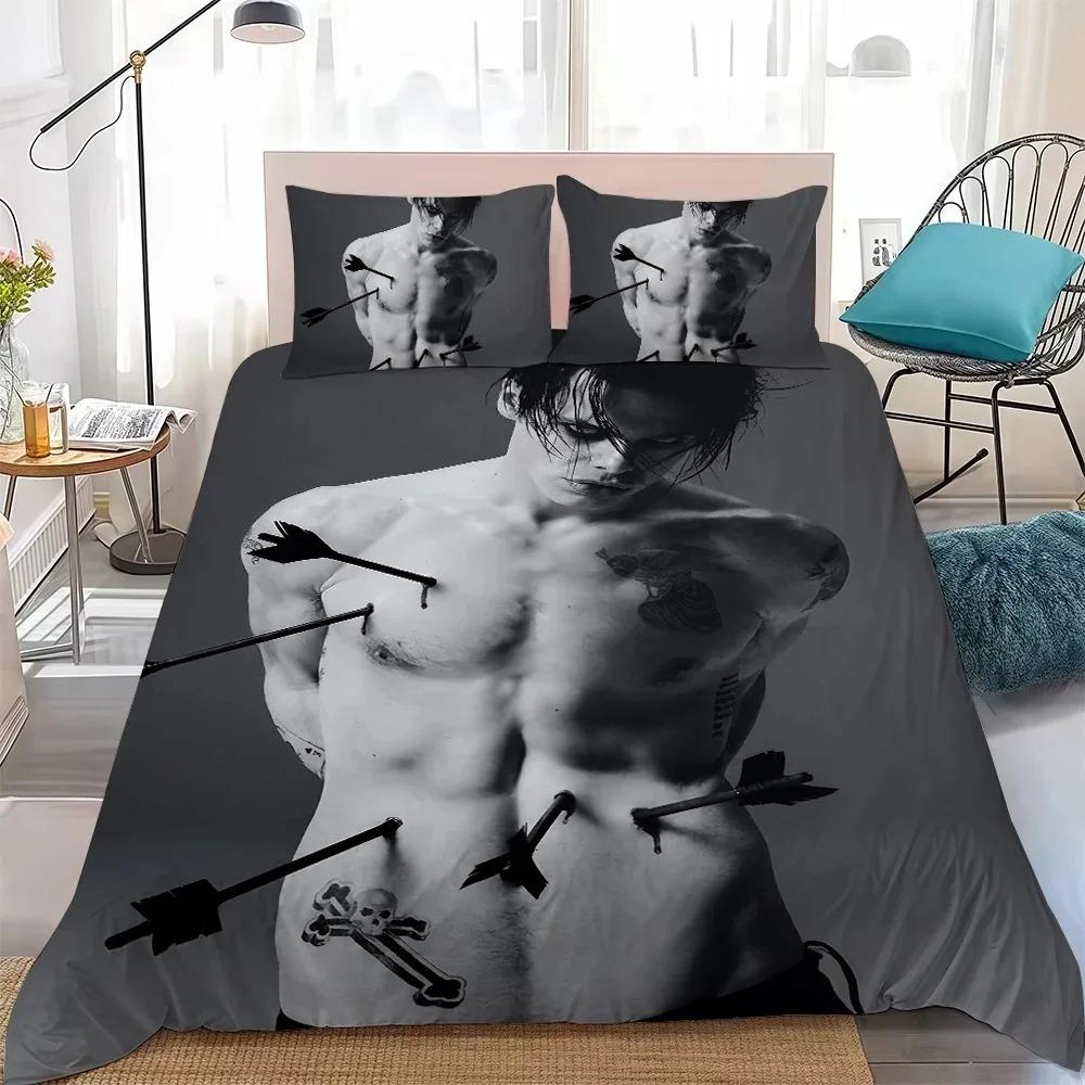Hot Singer Y-Yungblud Duvet Cover Pillowcase Bedding Set 2/3pcs Set Single Twin King Size Gift for Teenage Adult Boy Gril
