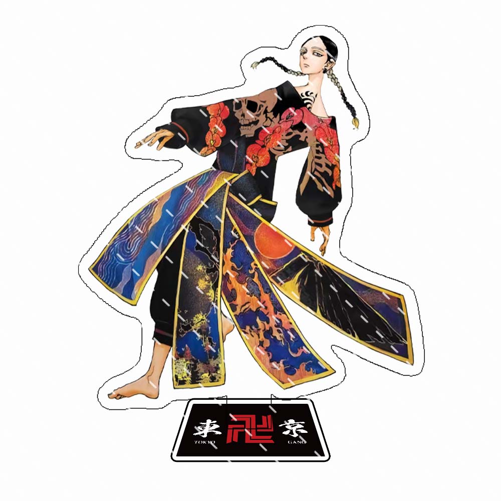 Anime Tokyo-revenge Acrylic Bracket Model Character Manjiro Sano Draken Model Desktop Ornament Standing Fan Collection Gift