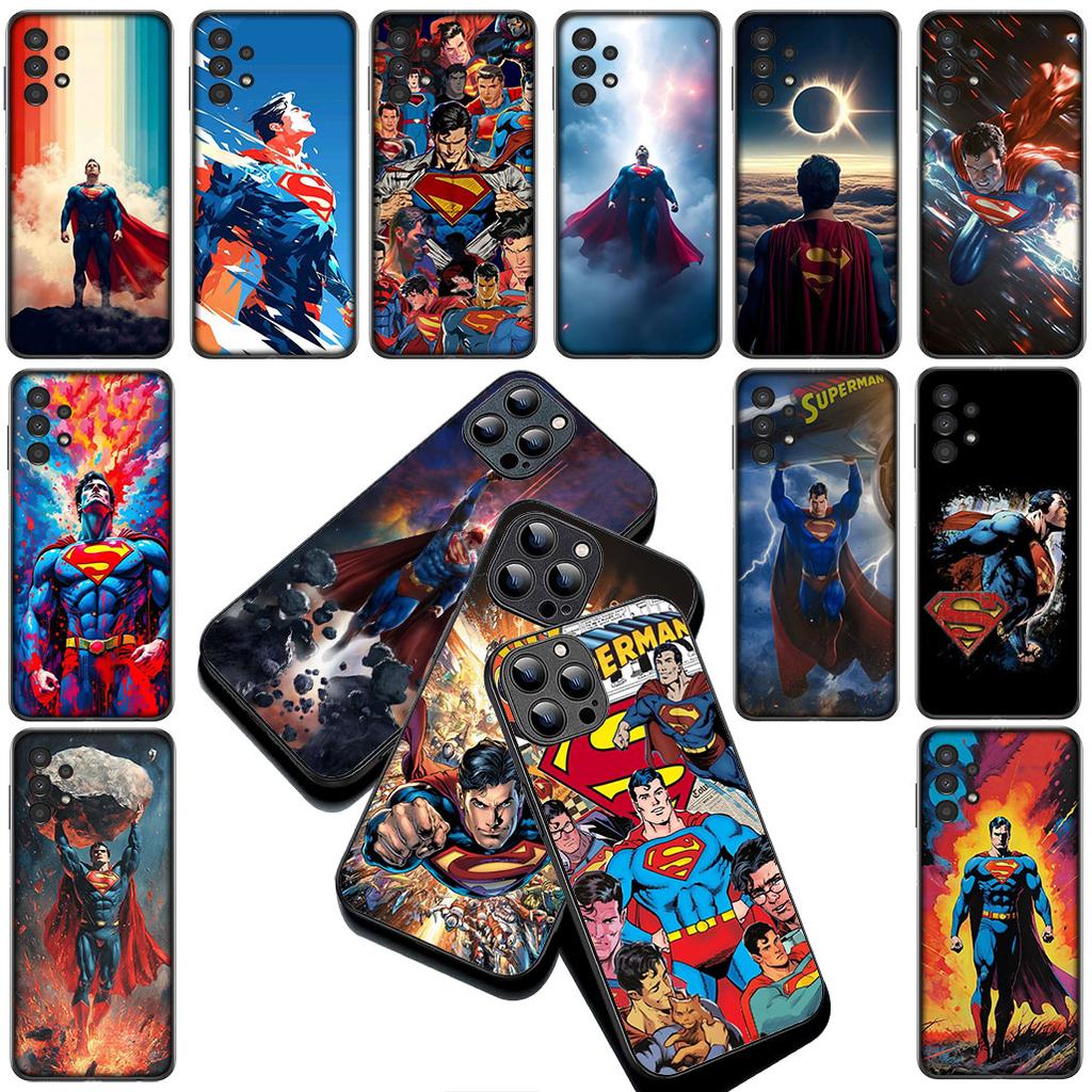 Supermans DC Movie Silicone Cover for Apple iPhone 16 14 15 Plus 11 Pro Max 16E ProMax + 15Plus 16+ 14+ Coque Phone Case