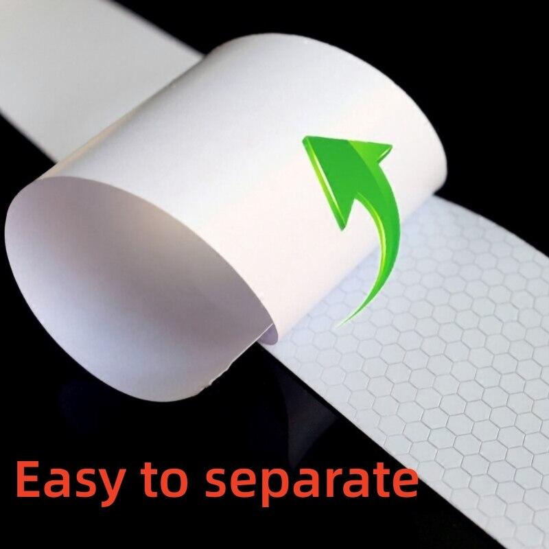 100cm 5cm Warning Light Reflector Protective Sticker Warning Tape Reflective Film Car Safety Mark Reflective Strip Stickers