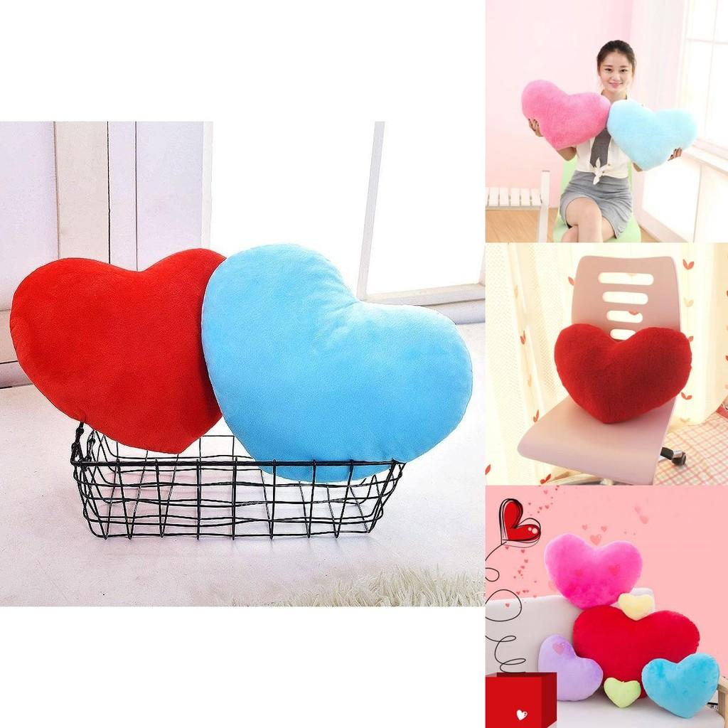 Soft And Cuddly Heart-shaped Plush Pillow For Teens And Adults