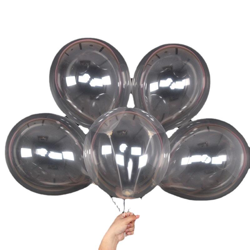 12-Zoll durchsichtige Latexballons für Hochzeiten & Geburtstage - Weiße Haut, Keine. 8