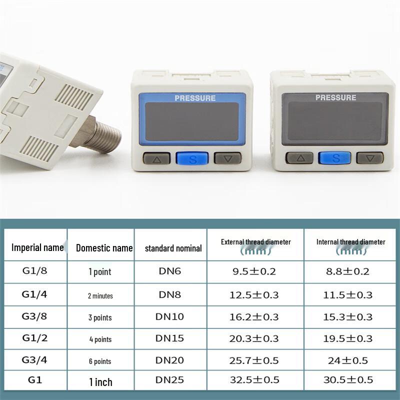 Bairuichuan ZSE30A Digital Pressure/Vacuum Gauge