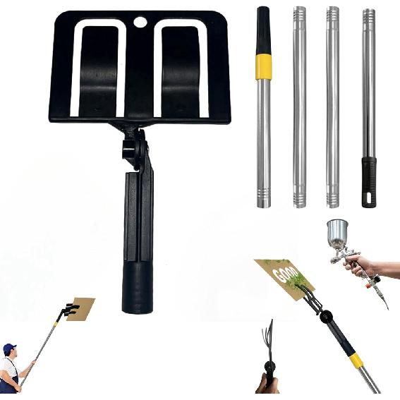 Paint Shield Holder,Adjustable Angle durablle Spray Shield Holder Set,Paint Spray Shield,Multifunctional Extended Cardboard Spray Shield Holder for