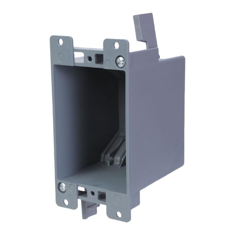 Plastic Electrical Box for Remodeling Projects Single Gang Junction Box for Residential and Commercial Applications