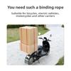 1M/2M/3M Motorcycle Elastic Rubber Luggage Rope with Cord Hooks Bike Roof Rack Strap Auto Fixed Band Tie Car Accessories