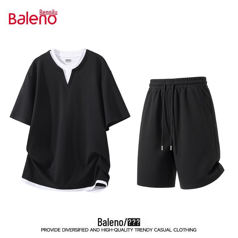 Baleno Men s Summer Casual Two-Piece Set L