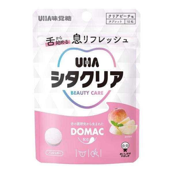 

Japan UHA DentaClear Tablets Clear Peach Clear Apple 10pcs Clear Peach