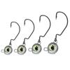 NewBility High Quality 3.5g 5g 7g 10g Jig Lead Head Hook Luminous Long Shank Fishing Hooks