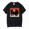 THE WHITE STRIPES Elephant JACK Meg Black T Shirt LARGE L Punk Indie Band Long or Short Sleeves Vintage Washed Graphic