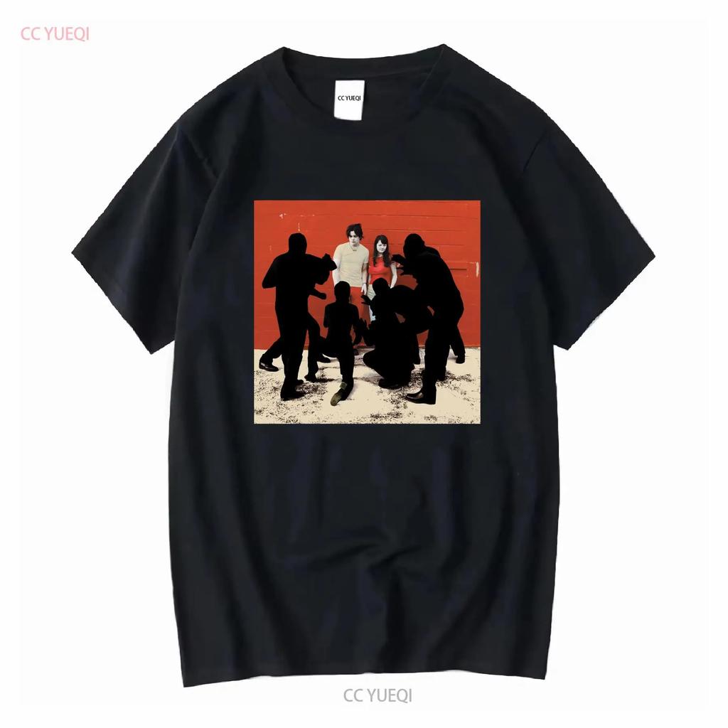 THE WHITE STRIPES Elephant JACK Meg Black T Shirt LARGE L Punk Indie Band Long or Short Sleeves Vintage Washed Graphic