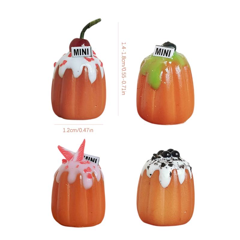 38Styles Dollhouse Miniature Simulation Food Strawberry Waffle Cake Model DIY Kitchen Accessories Resin Dollhouse Decoration