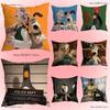 ANIME W-WallaceS G-Gromit Pillow Case Plush Fabric Soft Pillowcase Double Sided Print Sofa Cushion Cover Throw