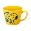 PEANUTS Snoopy Official Licensed Product Gourmet Series Soup Large Diameter X Height Cafe Casual Yamaka Made In - Mug, Cup, Yellow, 10.5cm 8.5cm,