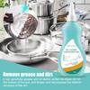 Kitchen Cleaner for Stovetop, Range Hood & Cookware - Heavy Duty Degreaser for Oil Stains & Burnt-on Residue
