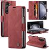High-end Business Sle Leather Wallet Phone Case for Samsung Galaxy Z Fold 7 6 5 RFID Blocking Organ Card Slot Holder Bag Shockproof protect Cover
