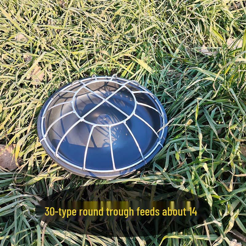 

High-Pressure Round Chicken Feeder & Water Trough