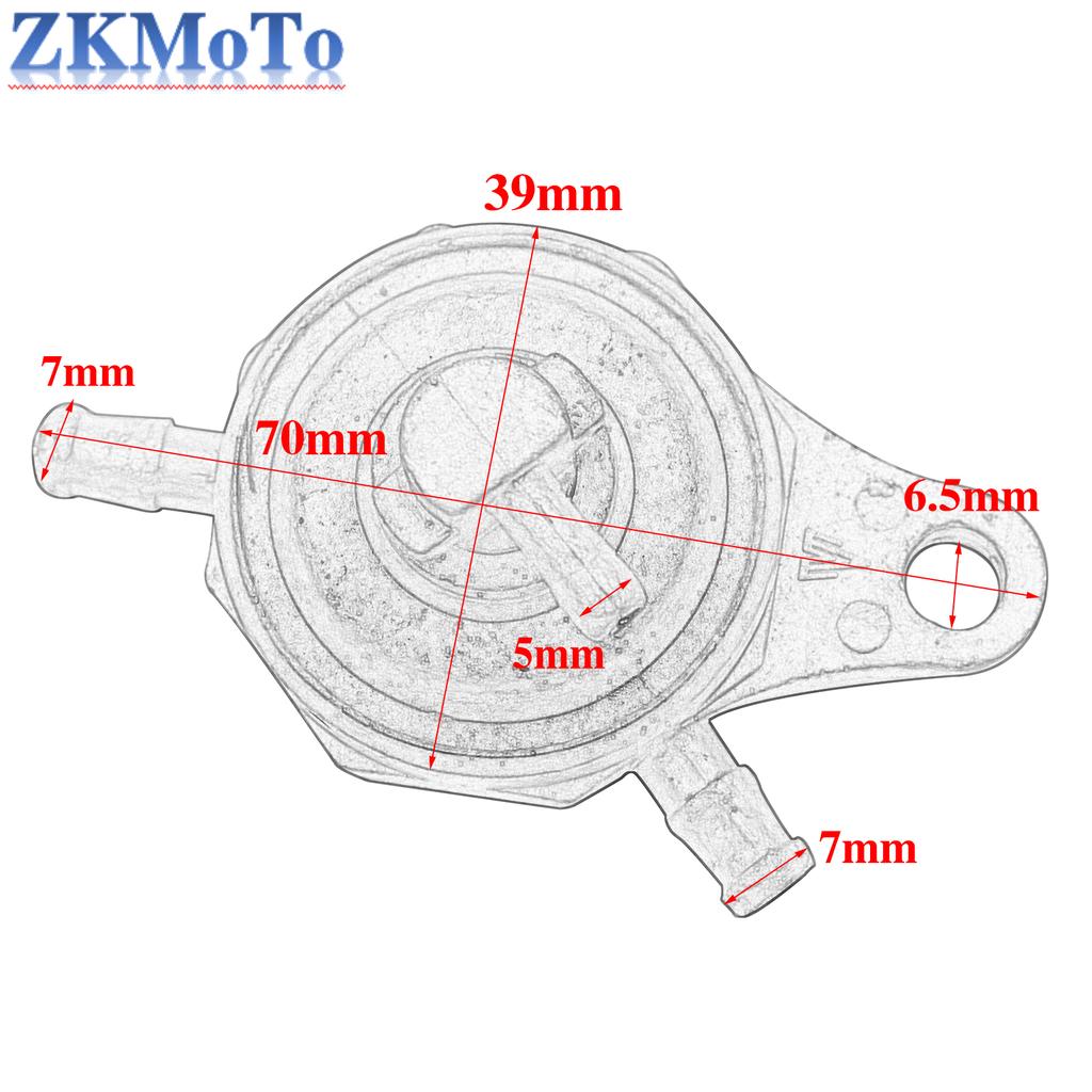 3 Way Fuel Valve Vacuum Fuel Petcock Motocycle Fuel Valve Scooter Fuel Cock For Jonway Kazuma GY6 Engine 50cc 125cc 150 Cc ATV