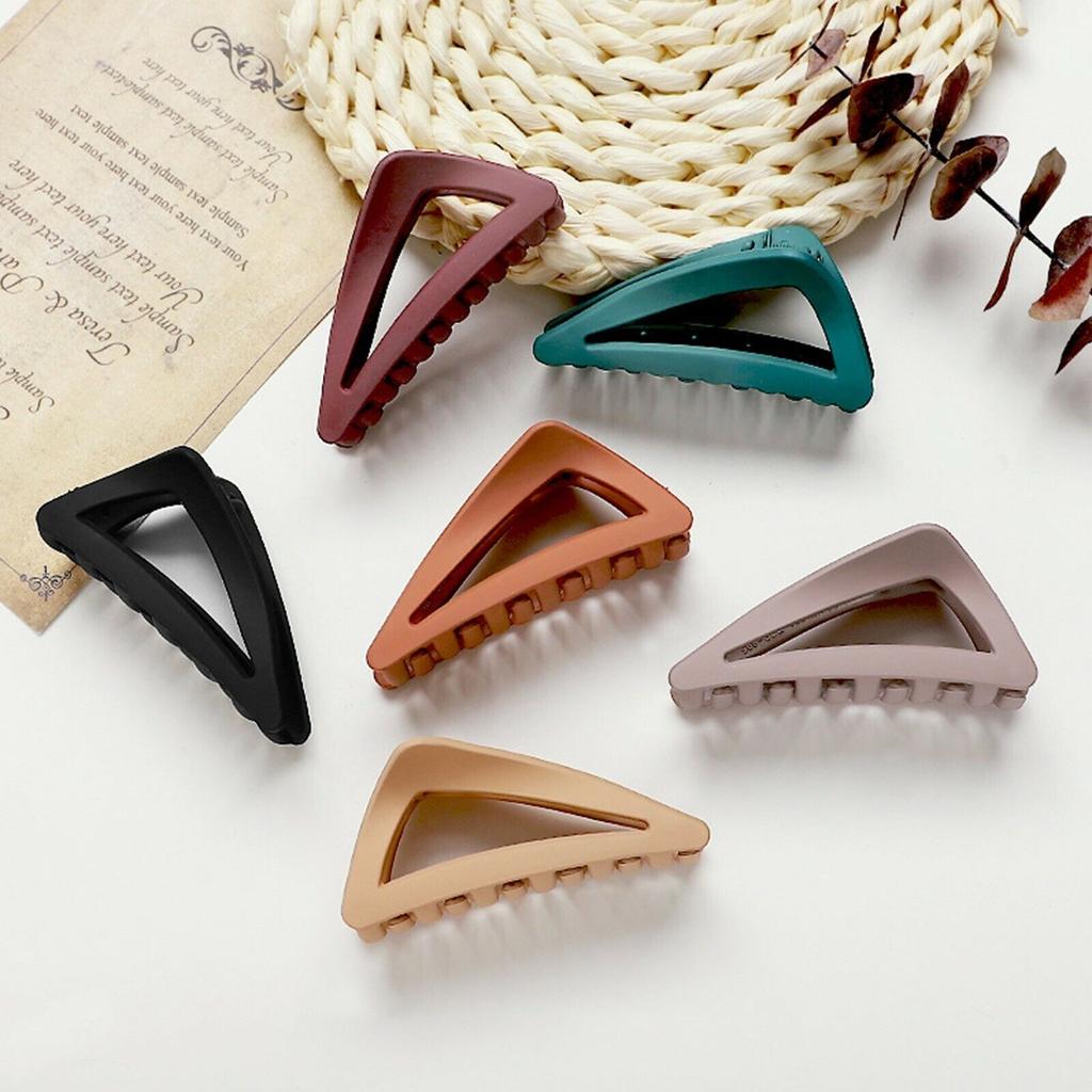 Women Cute Hair Claw Clips Hair Claw Girls Triangle Hair Clamps Hair Accessories