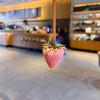 Creative Strawberry Keychain Pendant - No Worries Large Strawberry Ornament for Car Mirror or Bag, Perfect Small Gift