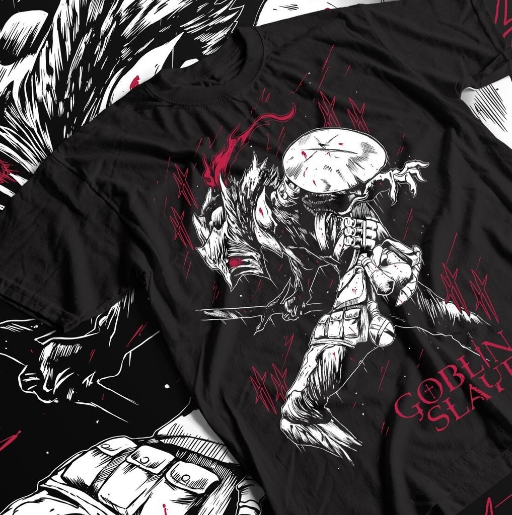 T-shirt Anime Goblin Slayer Unisex Maglietta in Cotone Manga Goblin Slayer Tutte le Taglie