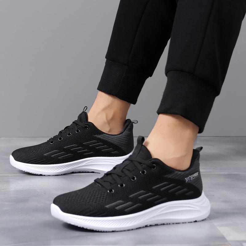 Shoes men's autumn new men's shoes breathable soft-soled running shoes fashionable and lightweight casual sports shoes men