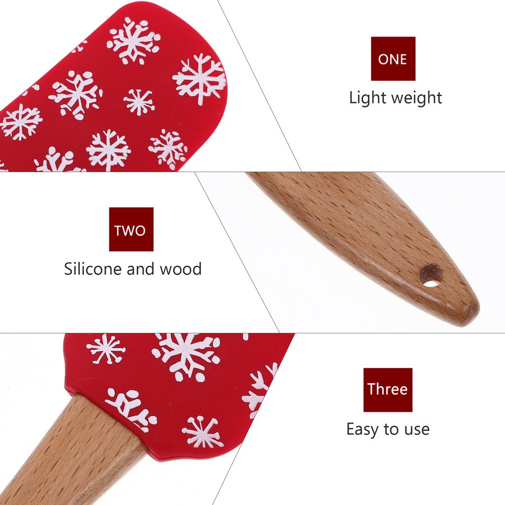 5 Pcs Baking Supplies Silicone Cream Spatula Wear-resistant Tool Convenient Brush Cake Daily Reusable Tools Butter Scraper