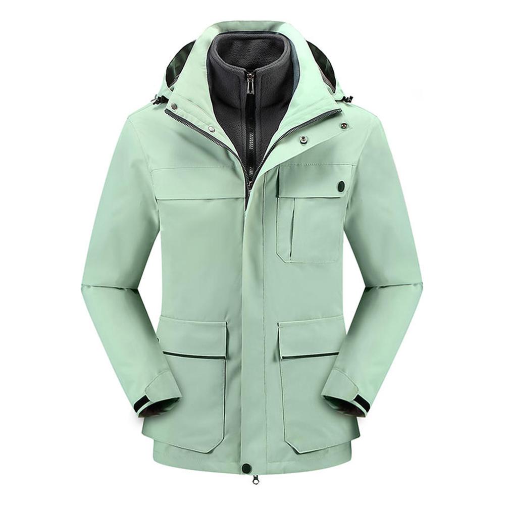 Winter Pocket Fleece Jacket Three In One Assault Suit for Men and Women, Windproof and Warm Jacket for Daily Leisure and Outdoor Exploration