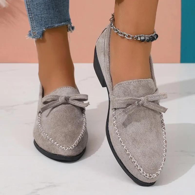 Fashion 2025 Fashion Ladies Shoes Plus Size Women's High Heels New Butterfly-knot Casual New Pointed Toe Best Seller High Heels Zapatos