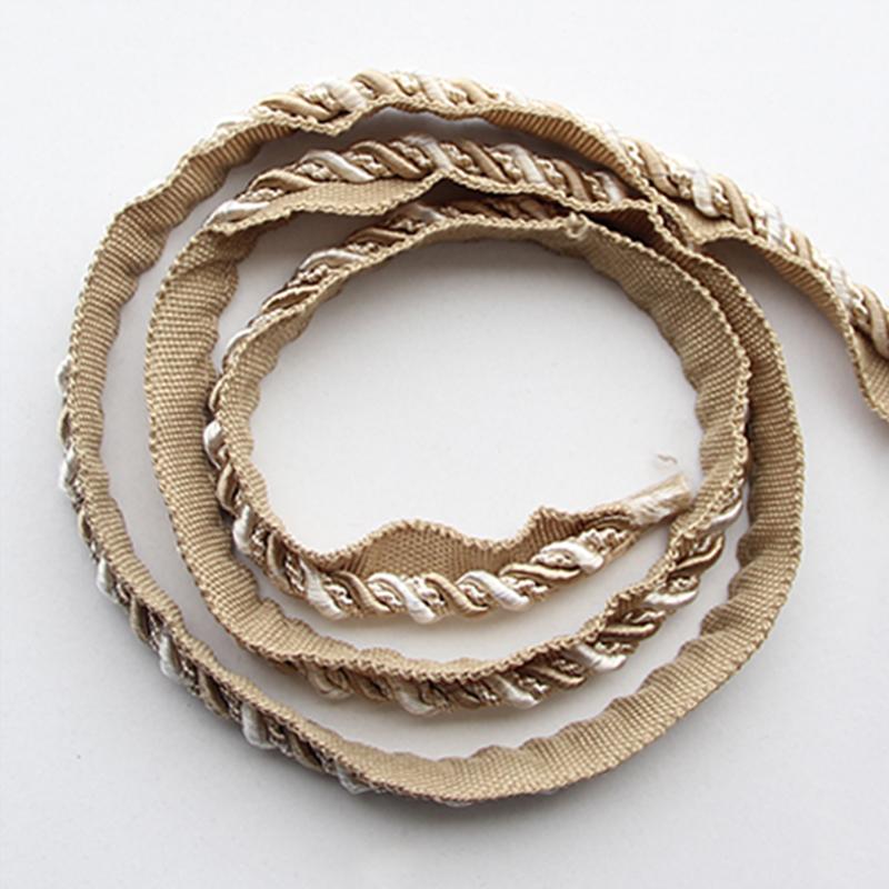 0.6cm 12 м Витая губа Шнур Отделка Базовое шитье Роскошные многоцветные ...