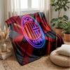 AC Milan Theme blanket Soft Flannel Blanket Plush Throw Blanket Cozy Sofa Bed Blanket for Home Decor